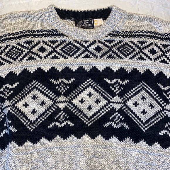 Peconic Bay Traders Other - Vintage Peconic Bay Traders Cotton Sweater SZ L Dadcore  Grandpacore Retro Cosby